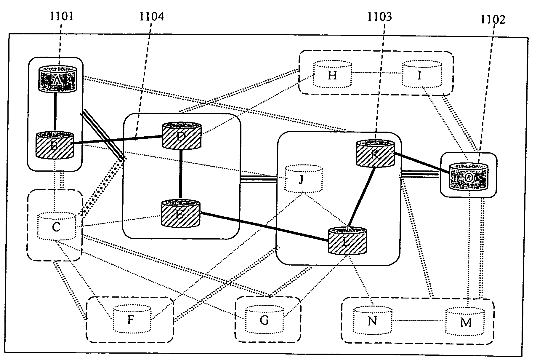Method of determining database search path