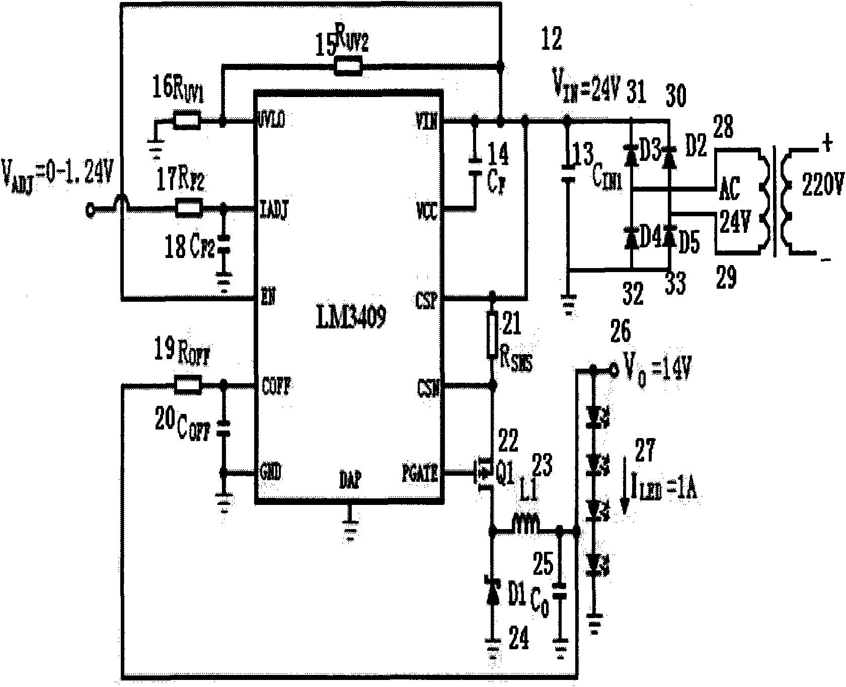 LED light source stability detector based on PLC control and detection method thereof
