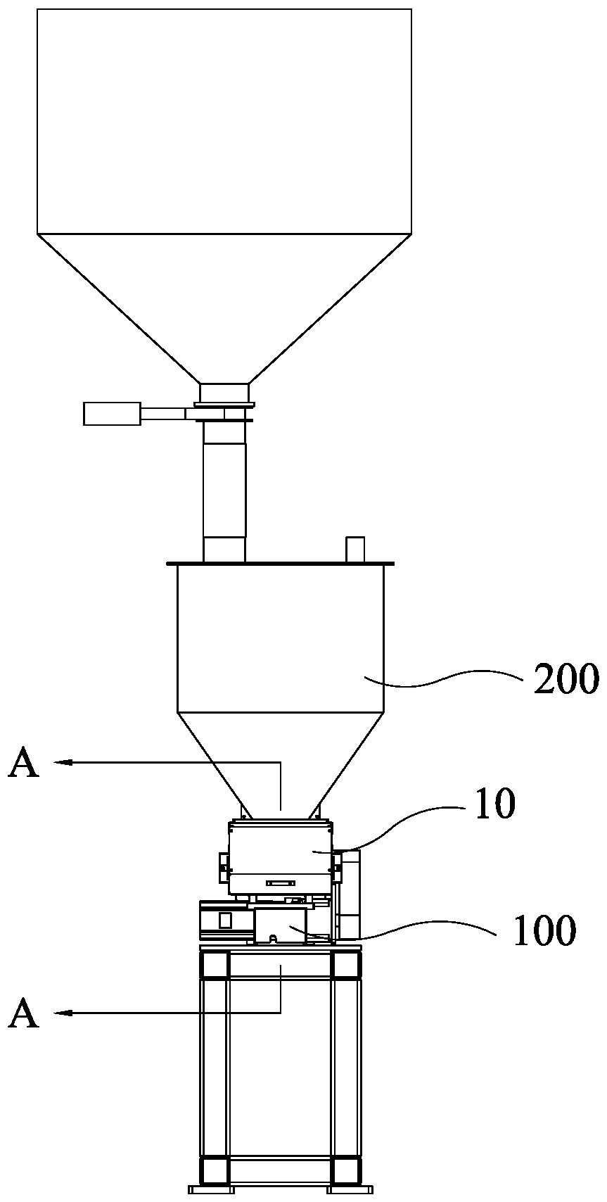 Precise conveying mechanism of high-precision weight reduction type weighing scale