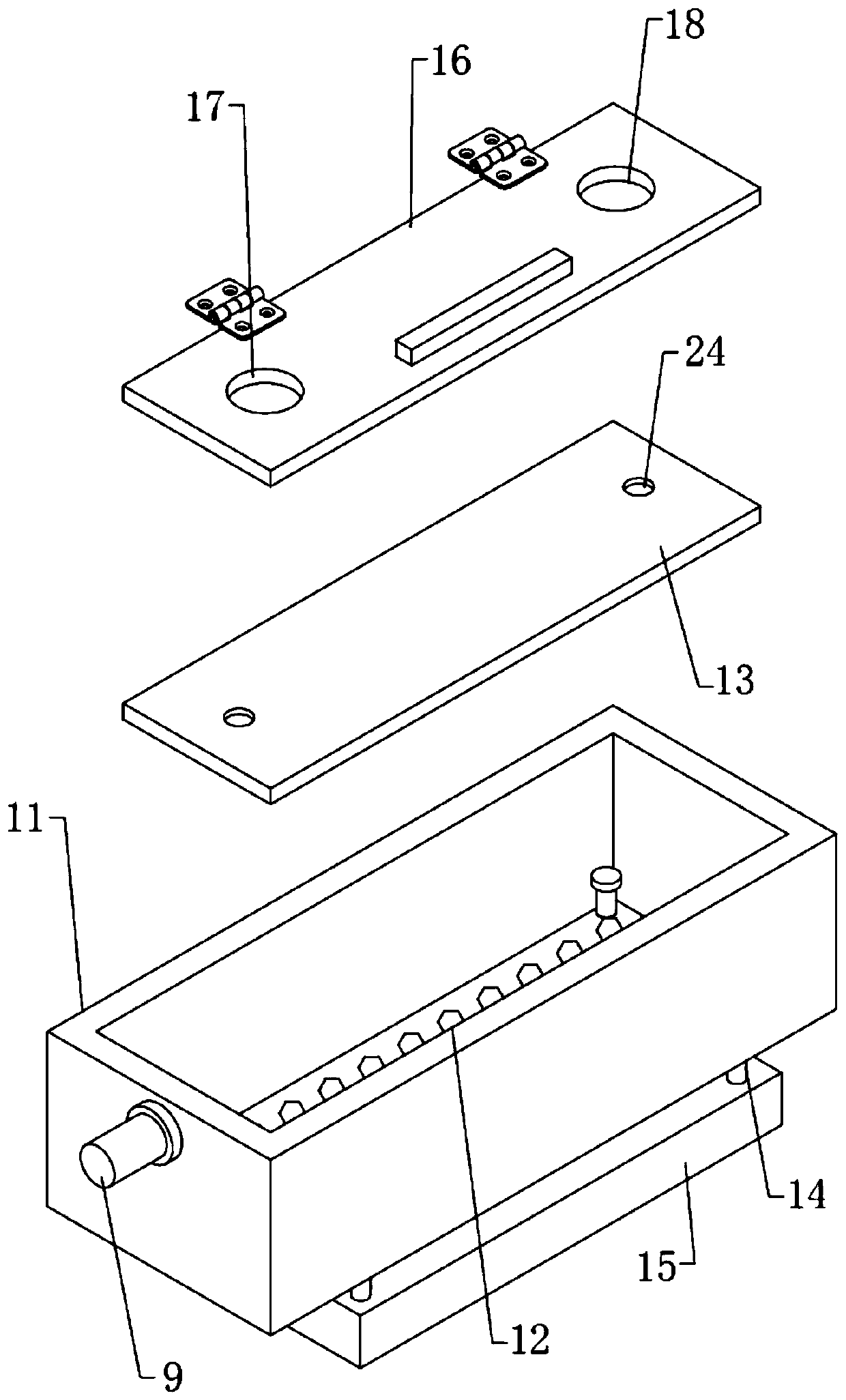 Unfreezing cabinet for frozen meat