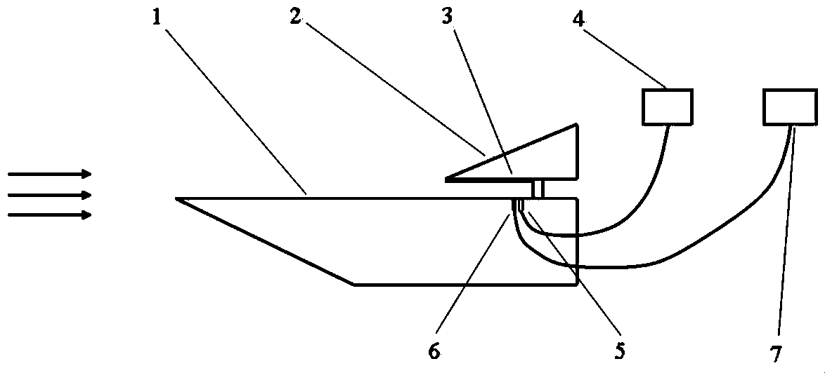 Temperature-sensitive heat map test device for occluded areas for aerodynamic thermal tests of shock tunnel