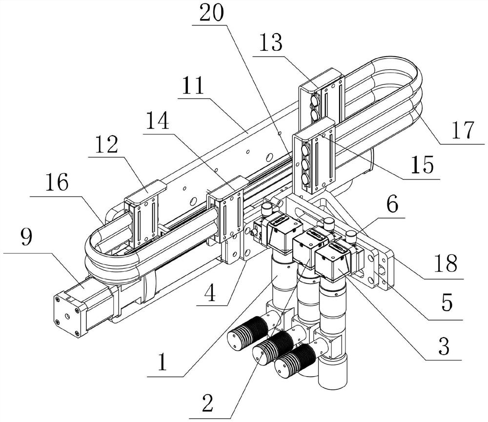 Alignment system for detecting screen hole area of mobile phone