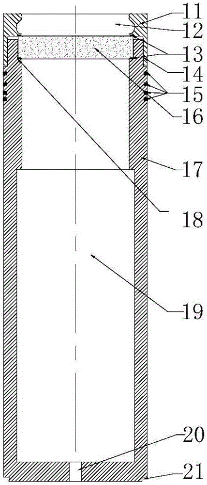 Lengthened piston mechanism for visual optical engine device