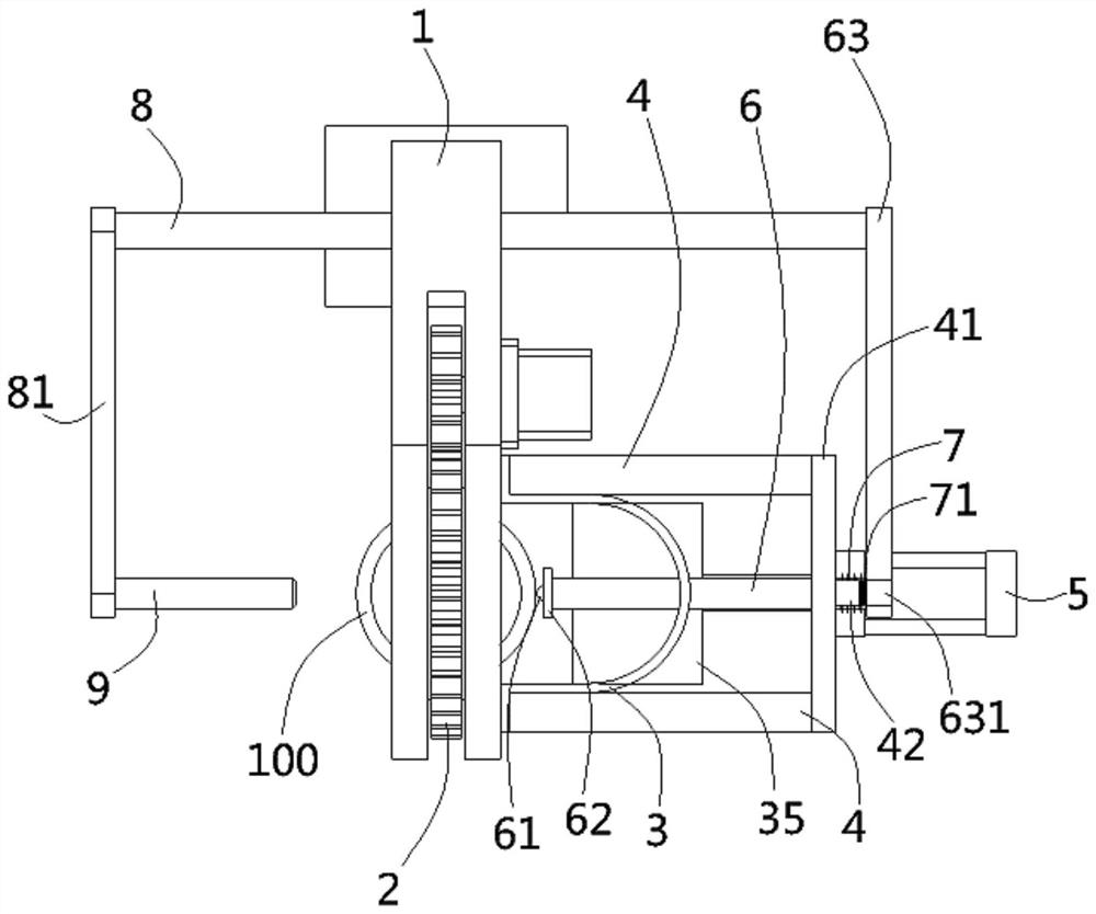 Bearing outer wall machining equipment with feeding and discharging structure