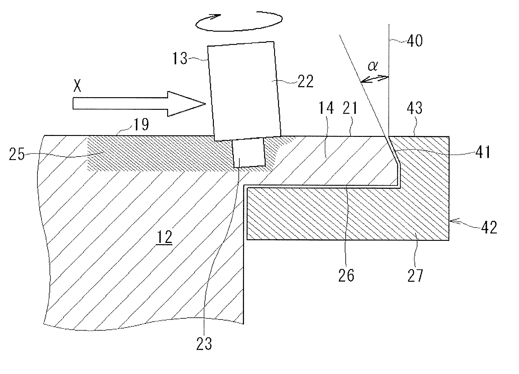 Friction stir welding method and welding jig used therefor
