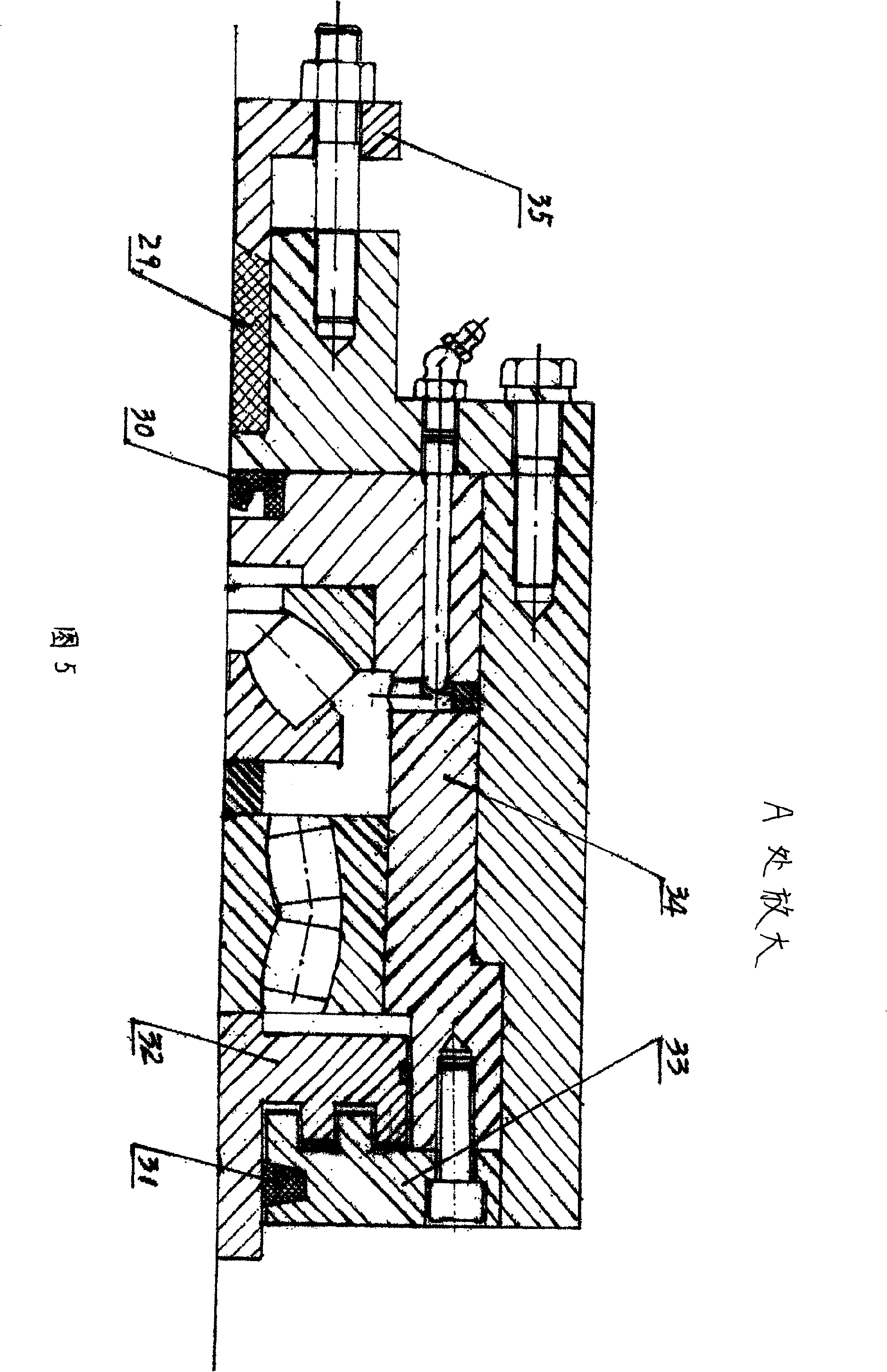 Energy-saving compact type vacuum extrusion machine