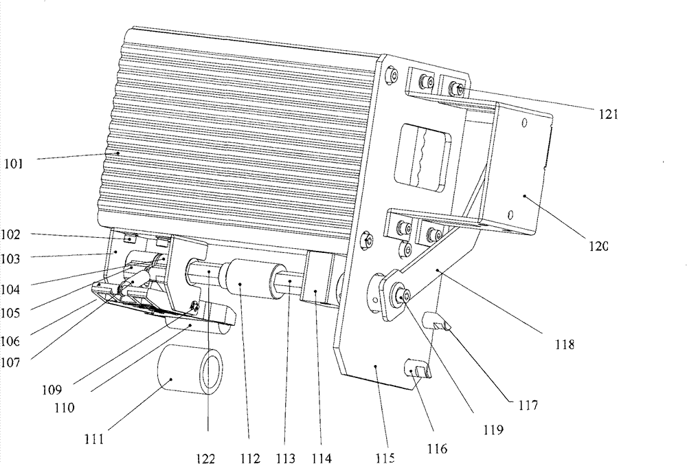 Media feed device and printer