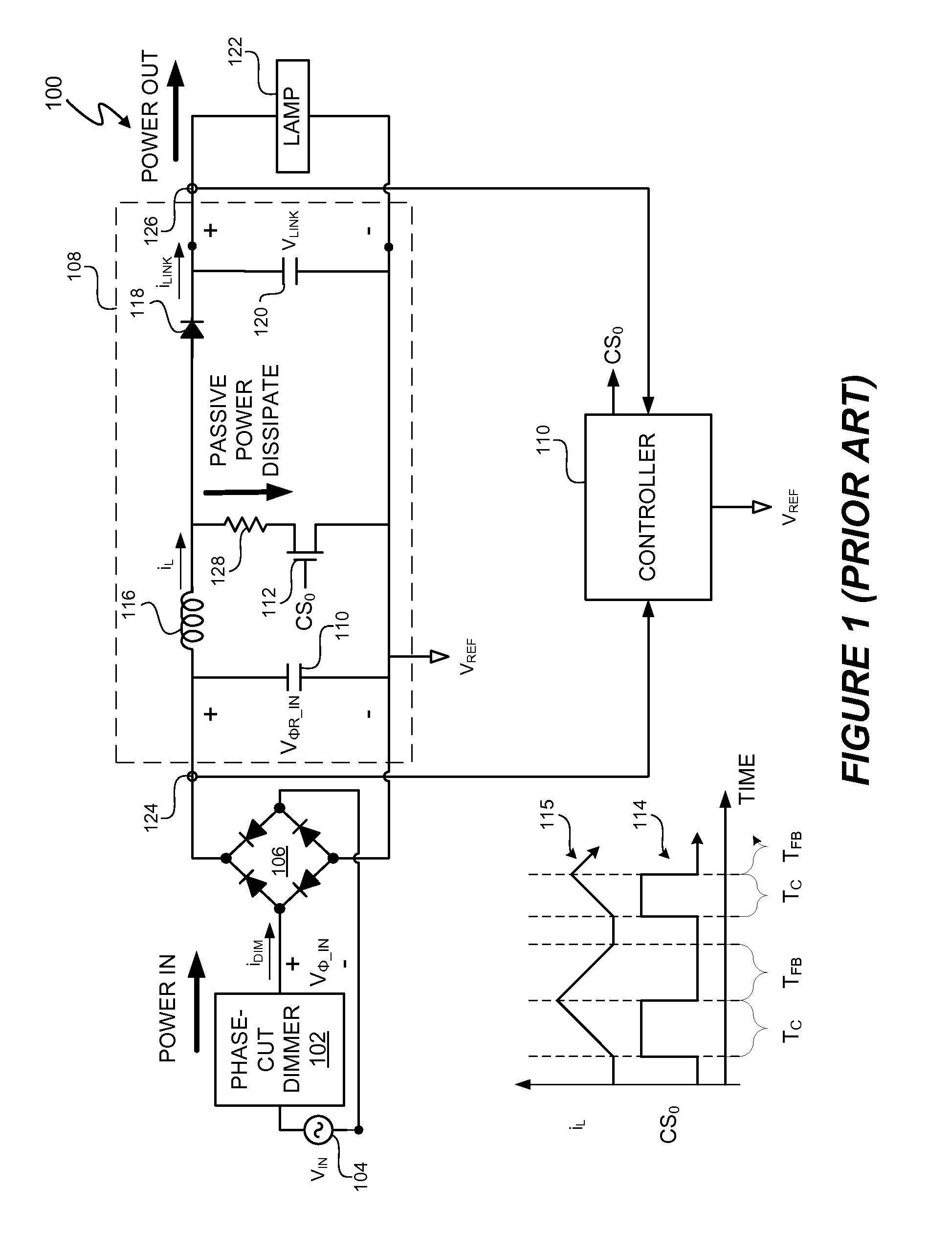 Controlled Power Dissipation In A Lighting System