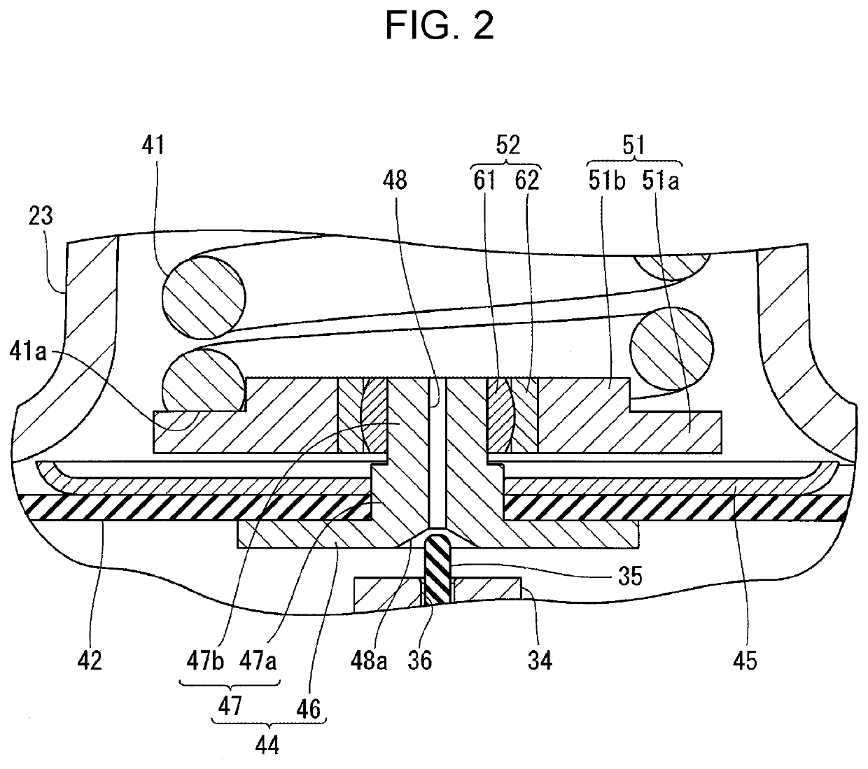 Air pressure control device and adjustment valve