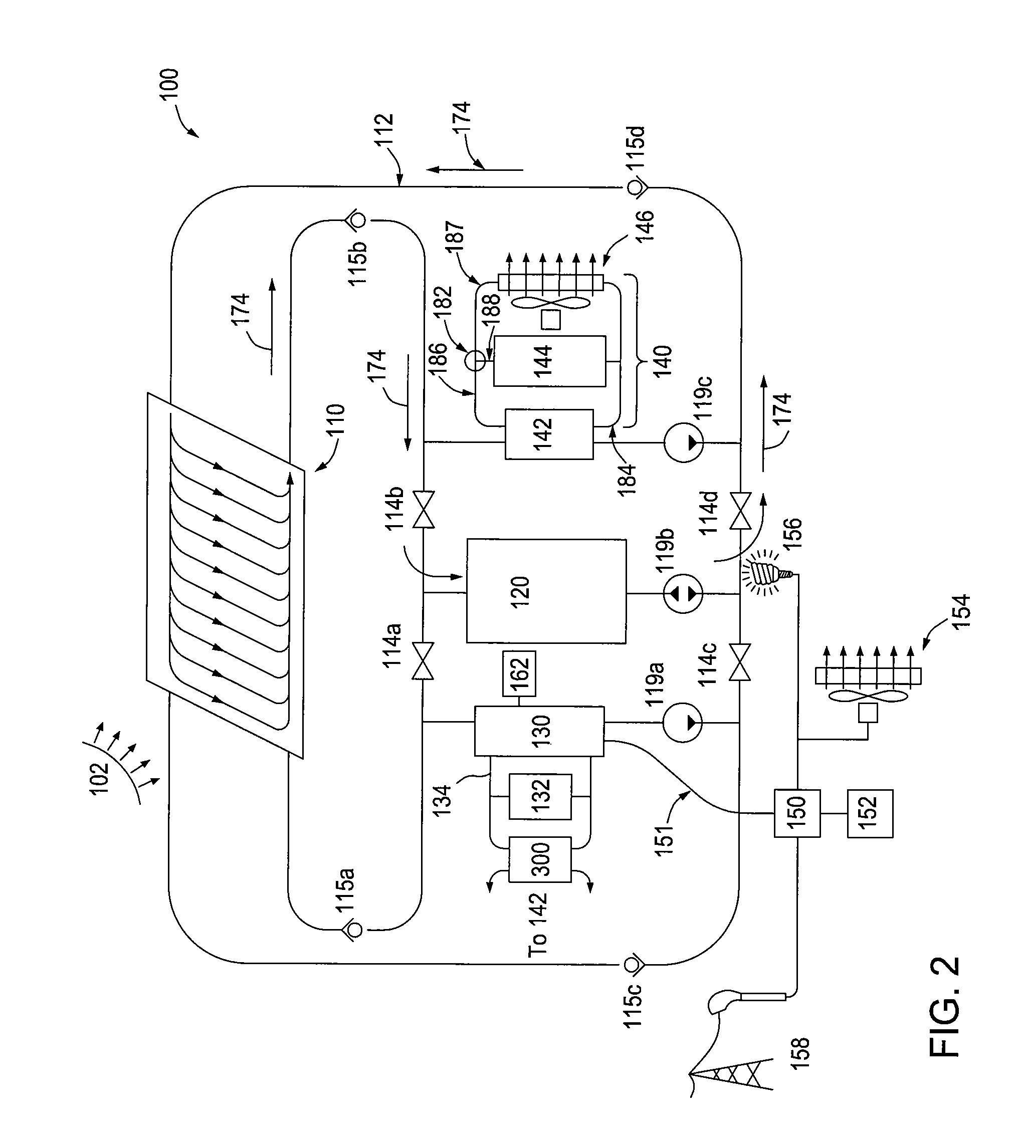 Control of power generation system having thermal energy and thermodynamic engine components