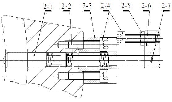 Fixture for linear cutting of oil scraper ring seats of piston rods of low-speed marine diesel engines