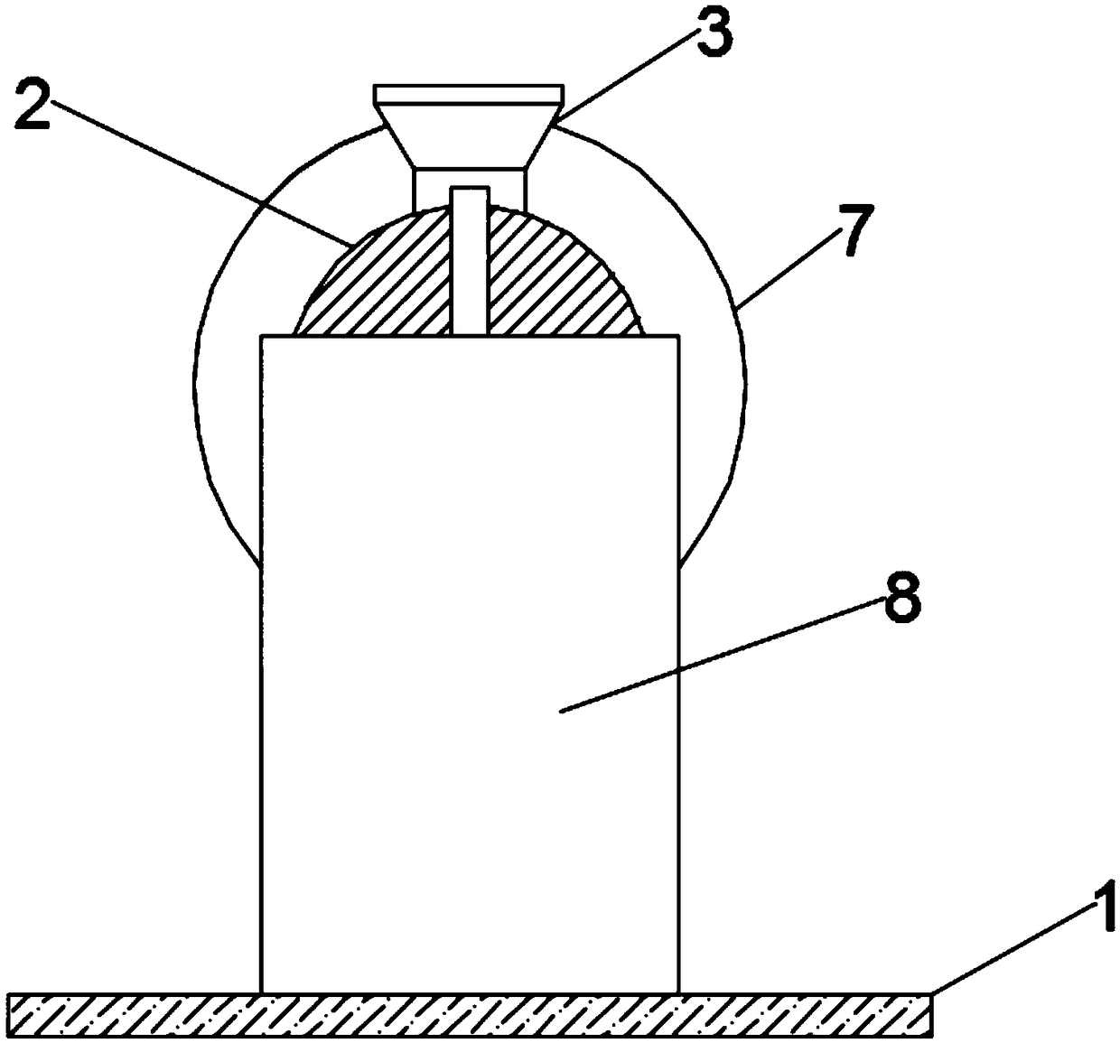 Agricultural drying machine capable of conveniently conveying grains