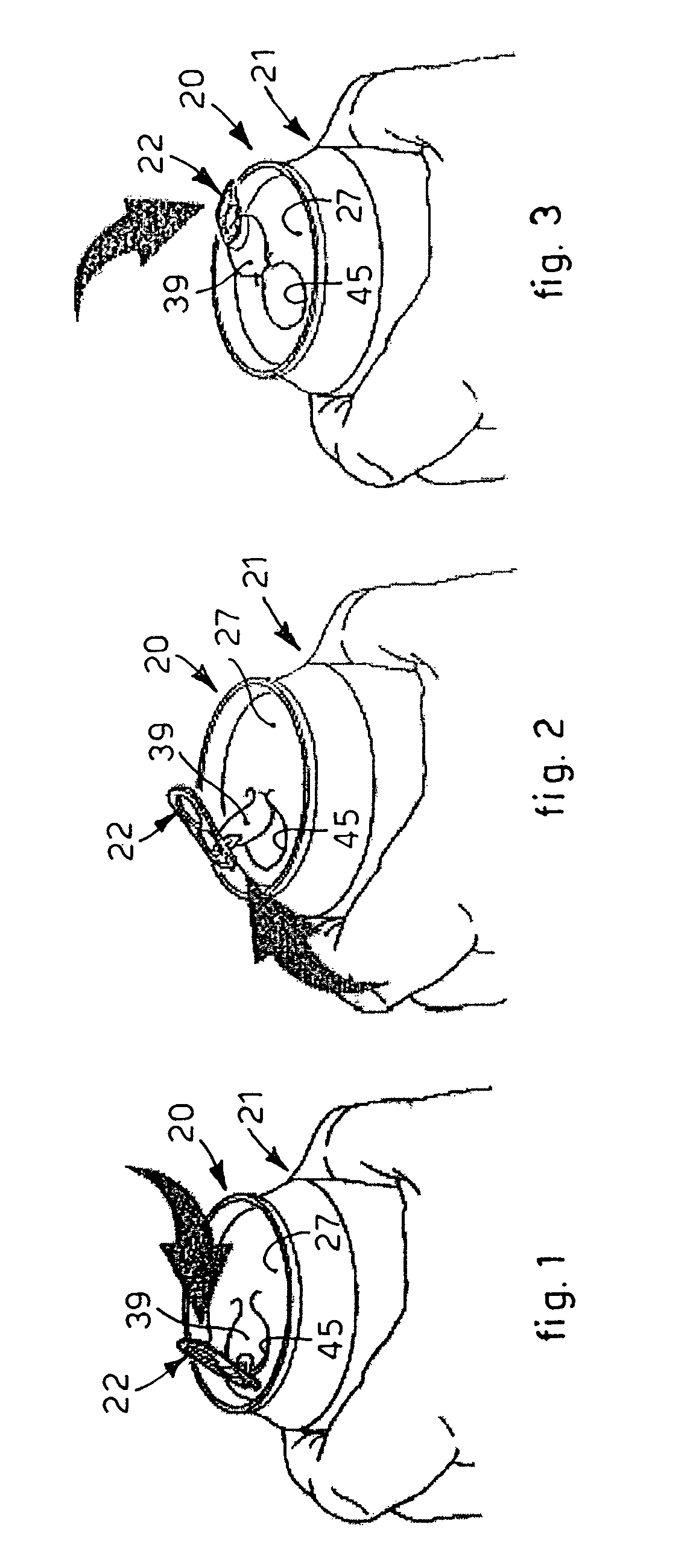 Lid for containers of substances and container of substances thus equipped