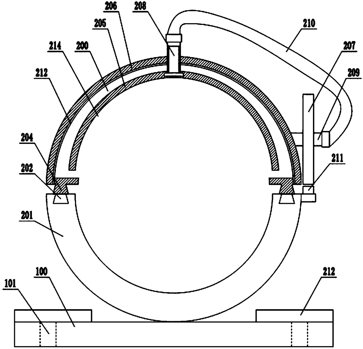 High-voltage cable supporting protector