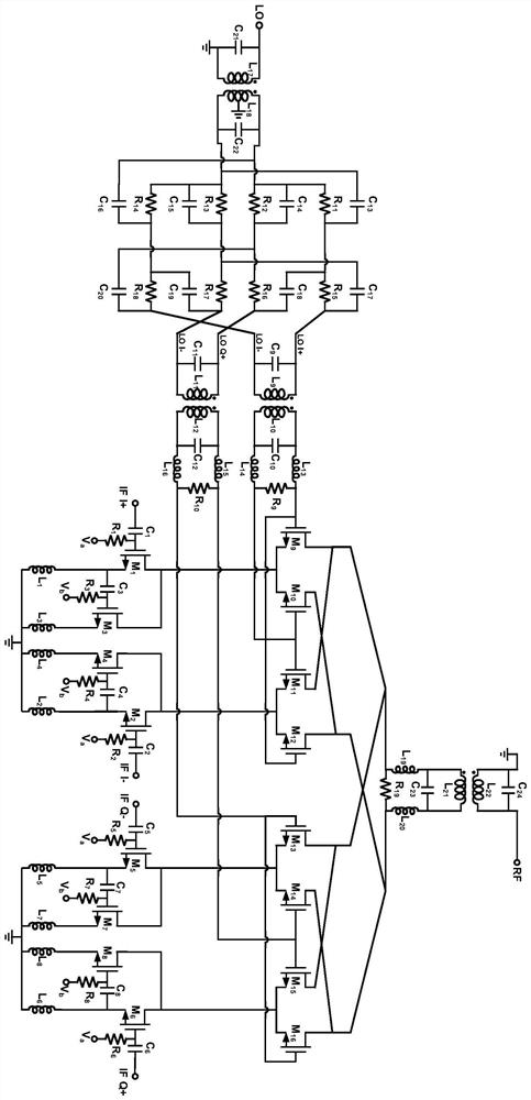 Ultra-wideband image rejection mixer suitable for 5G communication system