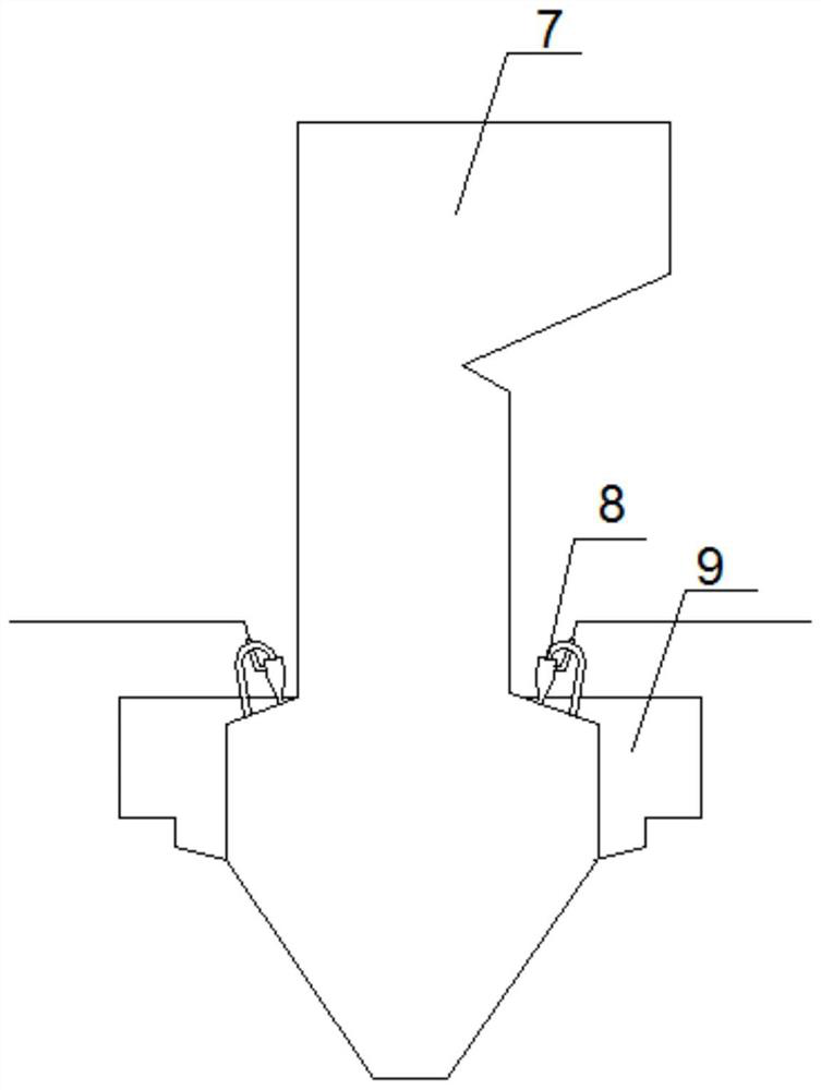 W-flame boiler capable of flexibly regulating peak by using reserved coal bunker and boiler peak regulating method