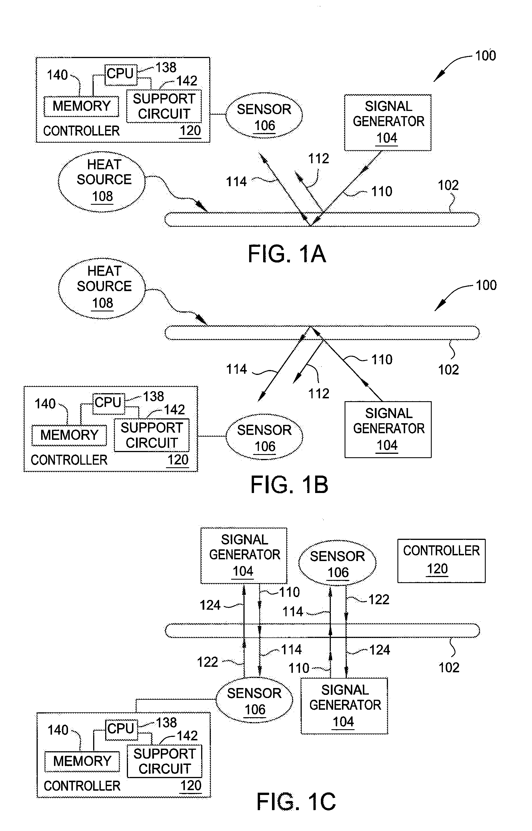 Method and apparatus for wafer temperature measurement using an independent light source