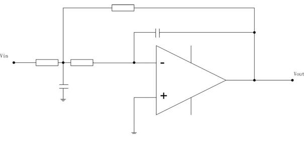 Active low-pass digital filter realized by using digital processing unit