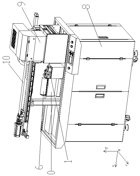 To-be-printed object mounting mechanism for ink-jet printer and mounting method