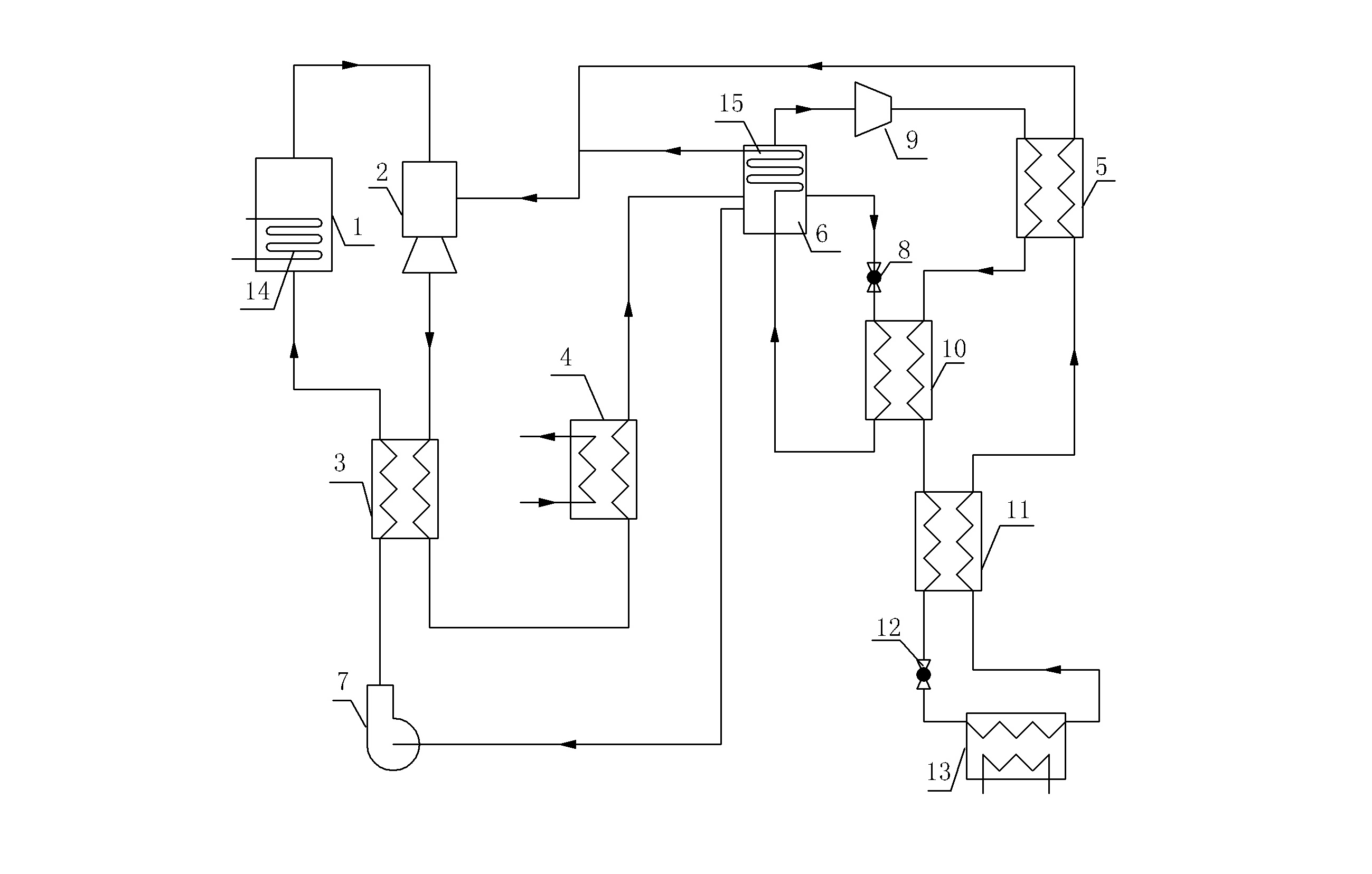 Low-grade heat energy auxiliary-drive composite low-temperature refrigerating system