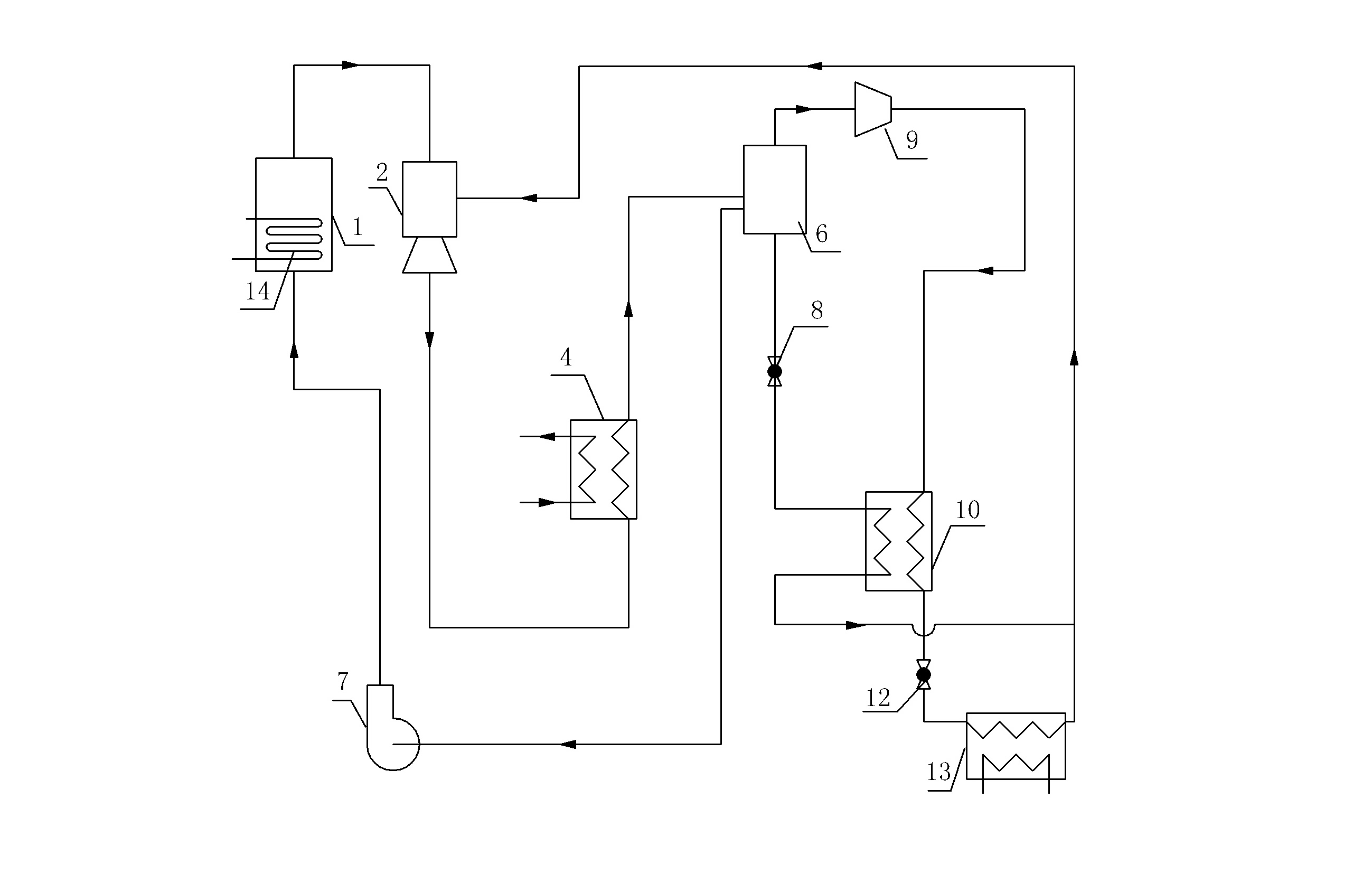 Low-grade heat energy auxiliary-drive composite low-temperature refrigerating system