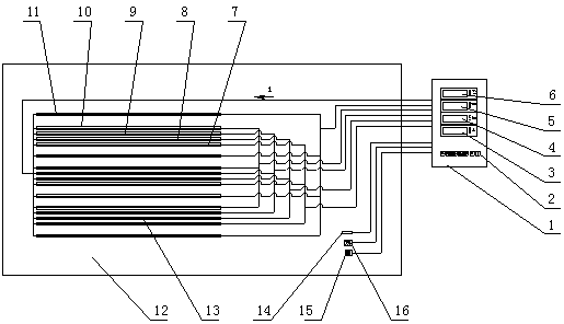 Ultraviolet-visible illumination fruit and vegetable fresh-keeping device and application thereof