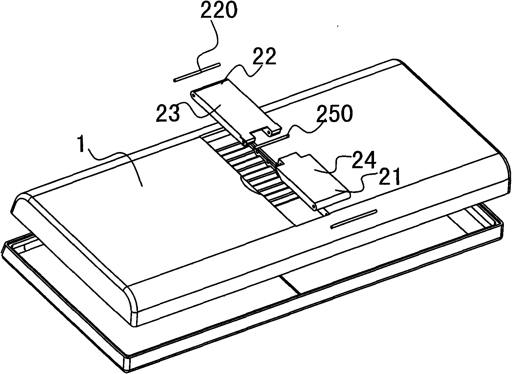 Portable electronic equipment and supporting structure thereof