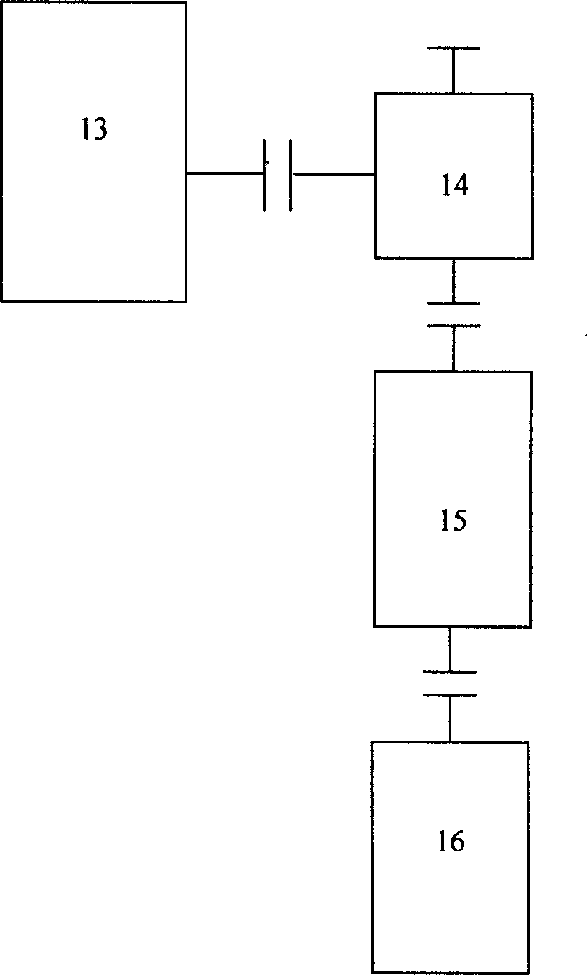 Performance test bench position arranging method for tilted-angle transmission-gear box