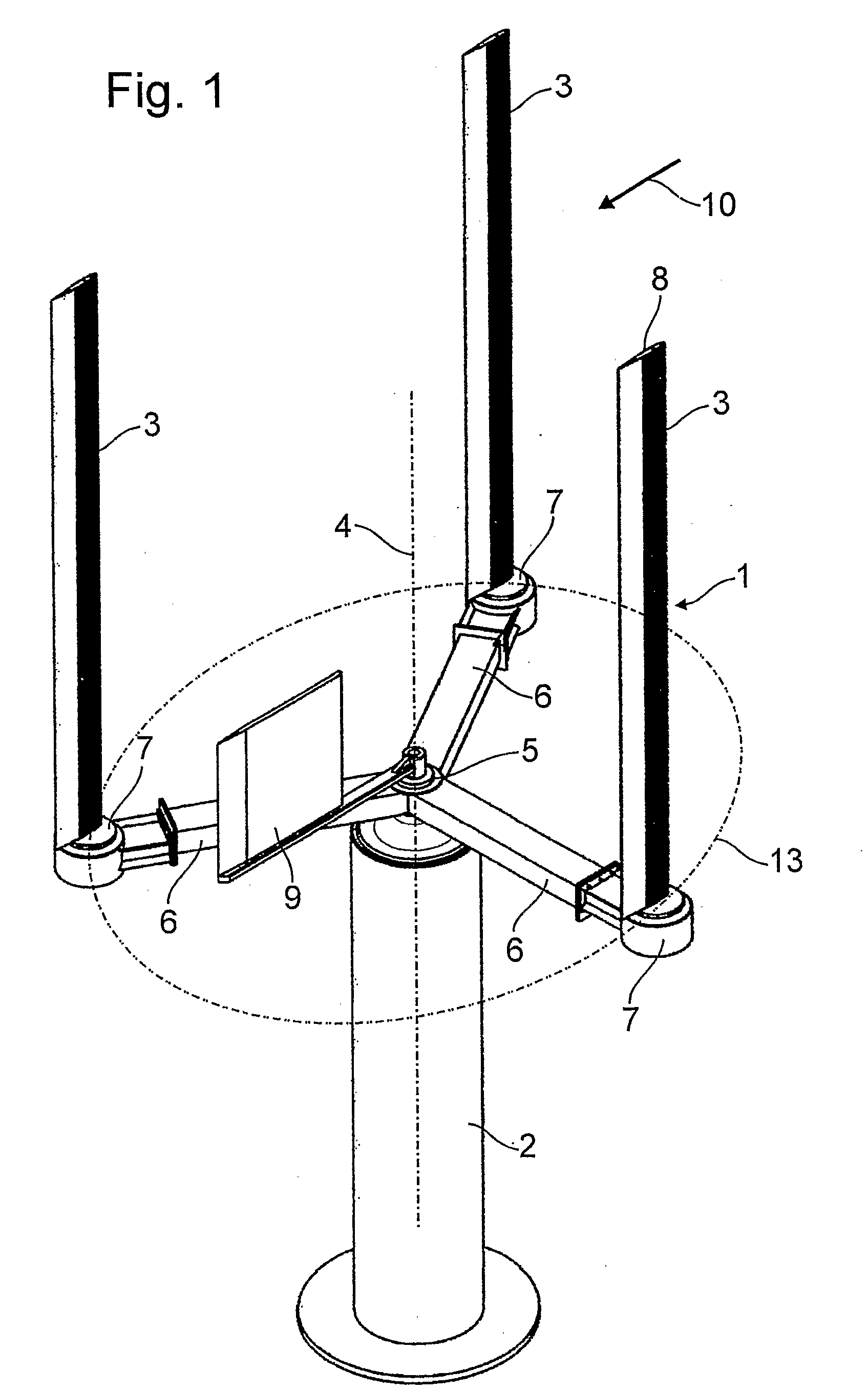 Flow-Controlled Wind Rotor