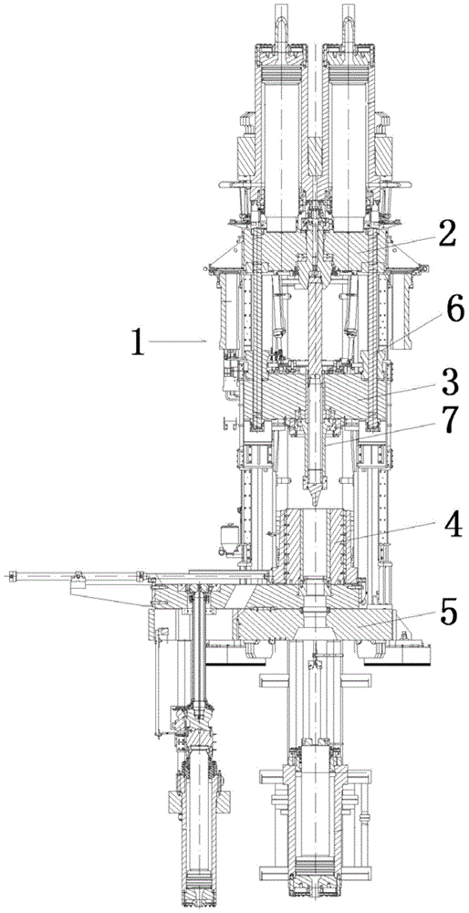 Concentricity measurement and adjustment restoration method for steel ...