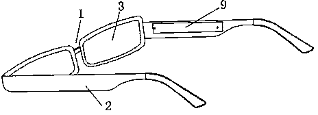 Spectacle frame capable of intelligently regulating looseness of spectacle legs