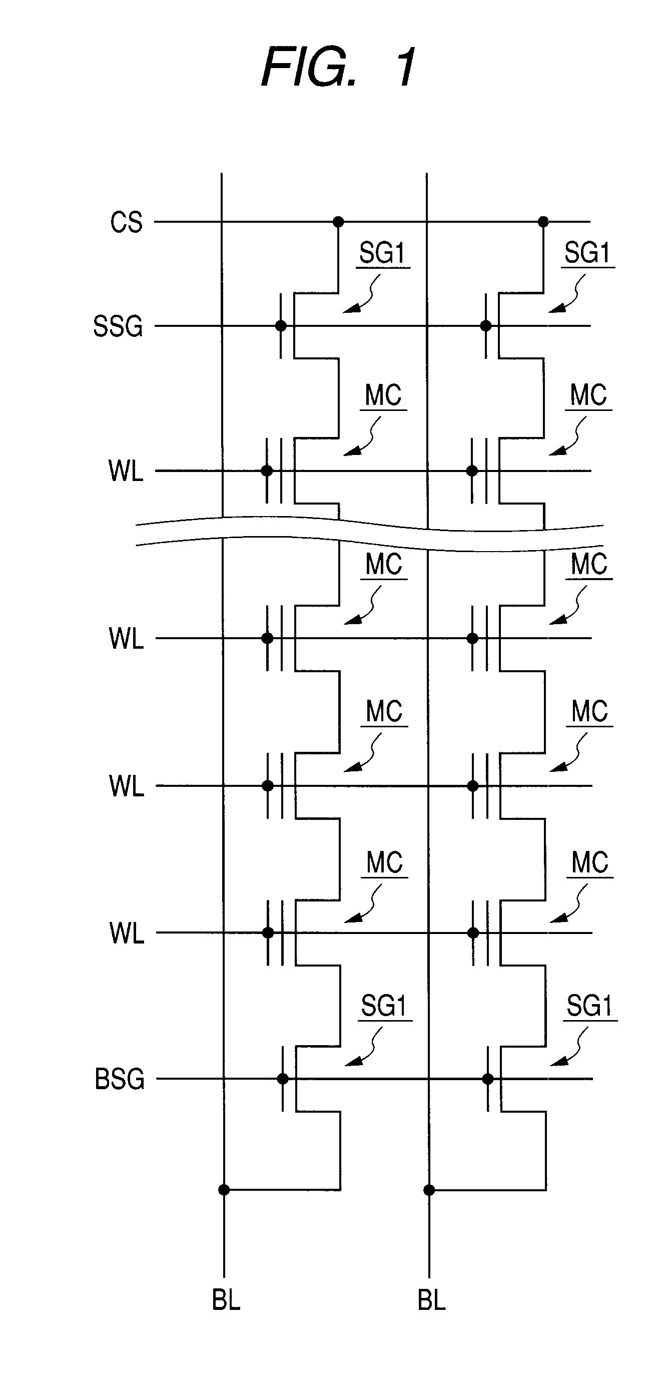 Non-Volatile Semiconductor Memory and Manufacturing Process Thereof