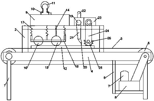 Gelatinizing device for bamboo and wood processing