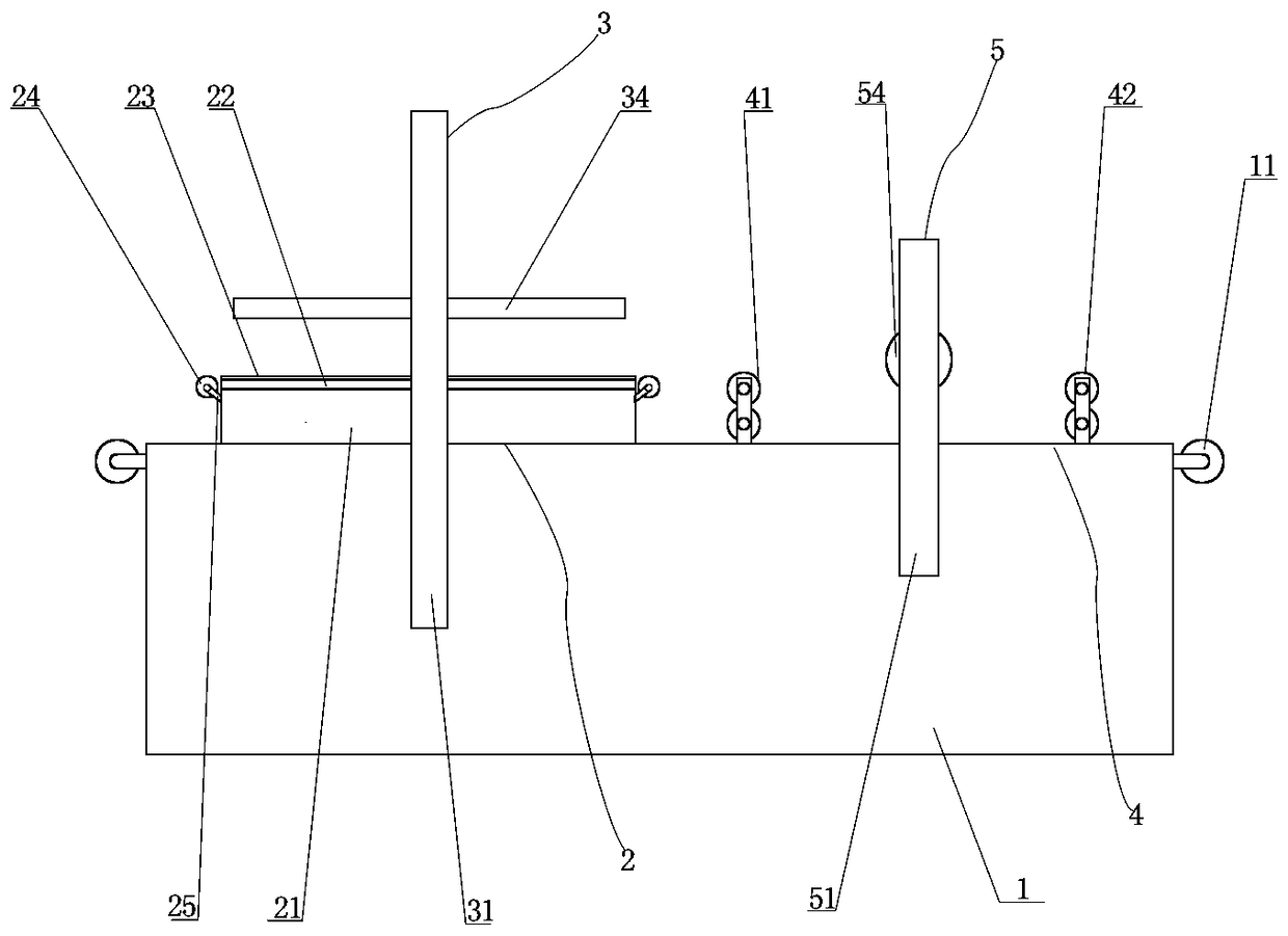 A wallpaper embossing cutting device