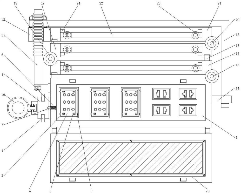 Pull-type motor home emergency energy supply device