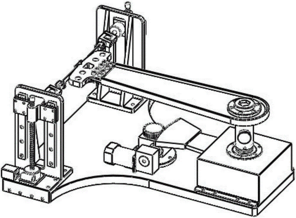 Vertical on-site torque calibration device based on speed reducer force application principle