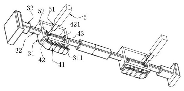 Portable punching device aiming at large particle infringement