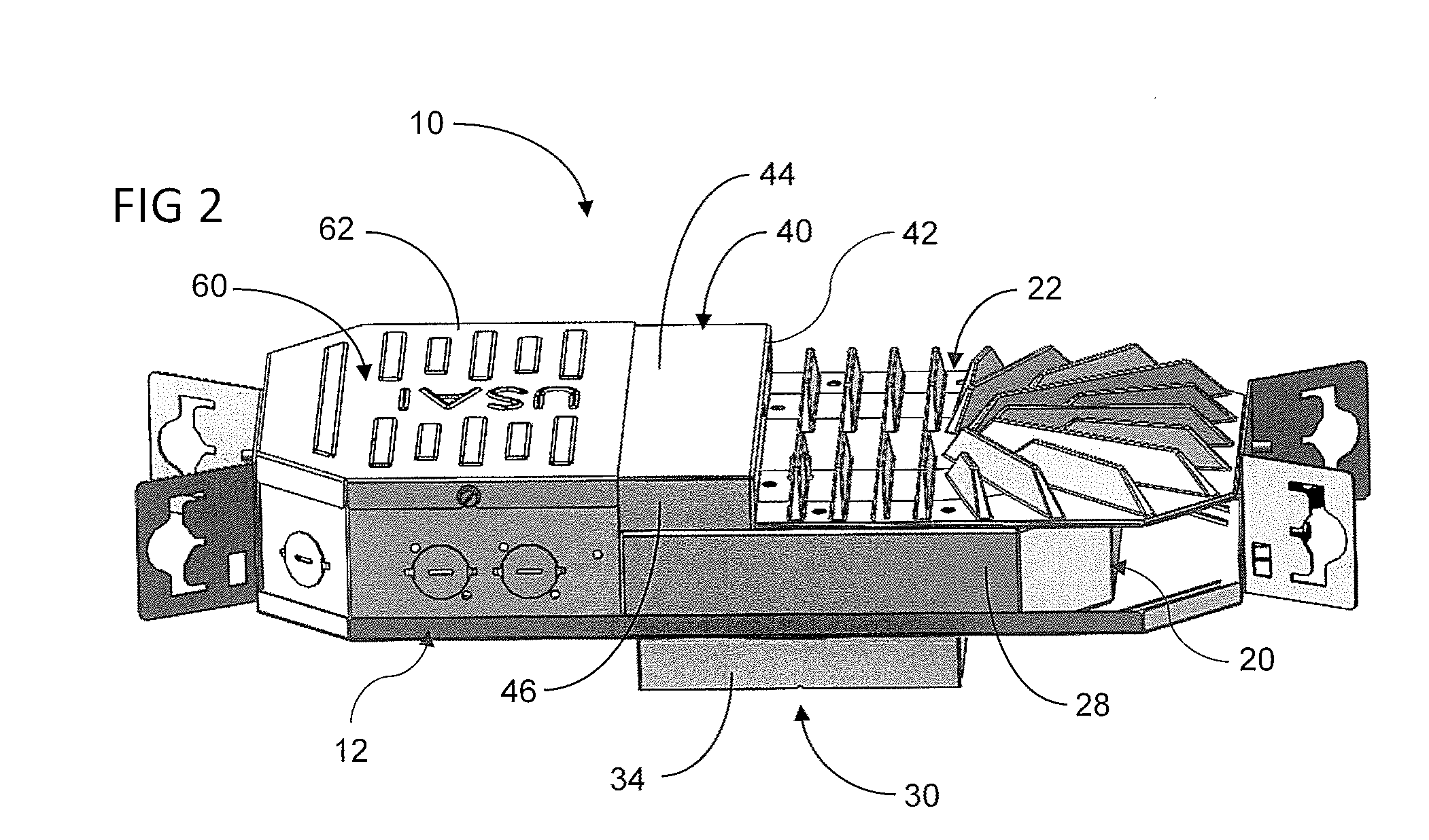 Low Profile Lighting Fixture With Movable Heat Sink And Lighting Element Assembly