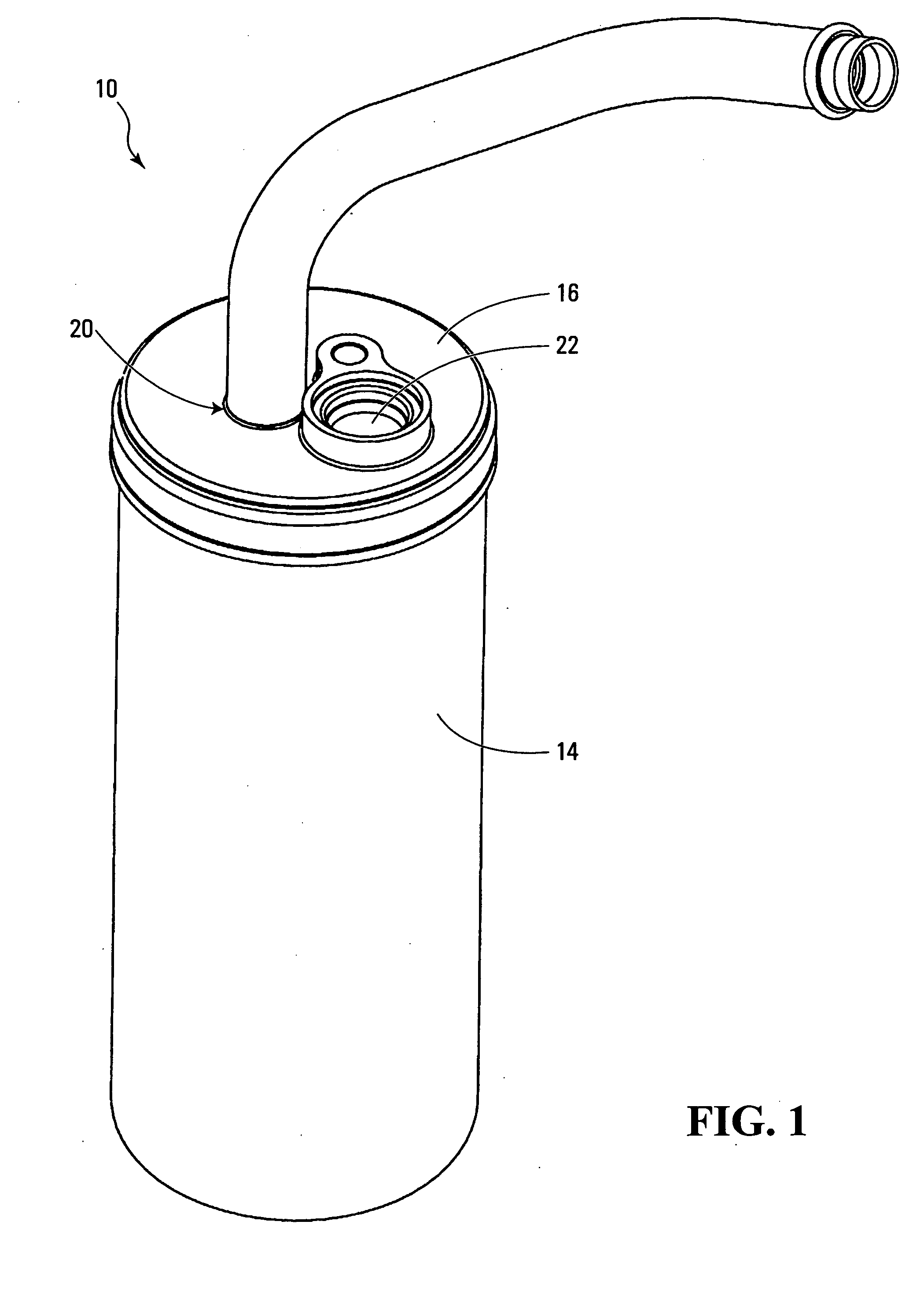 Accumulator with full-flow filtering