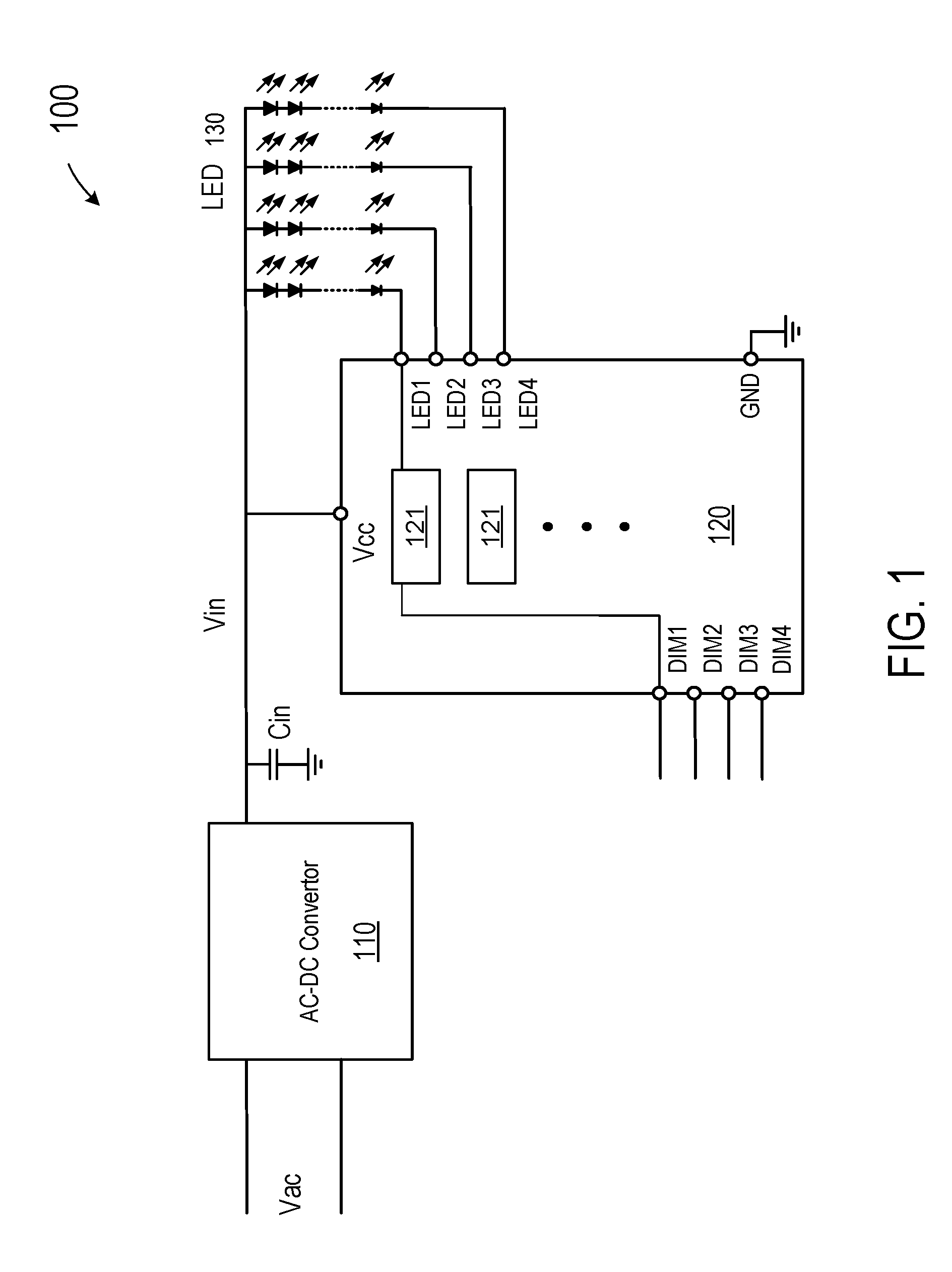 Analog and digital dimming control for LED driver