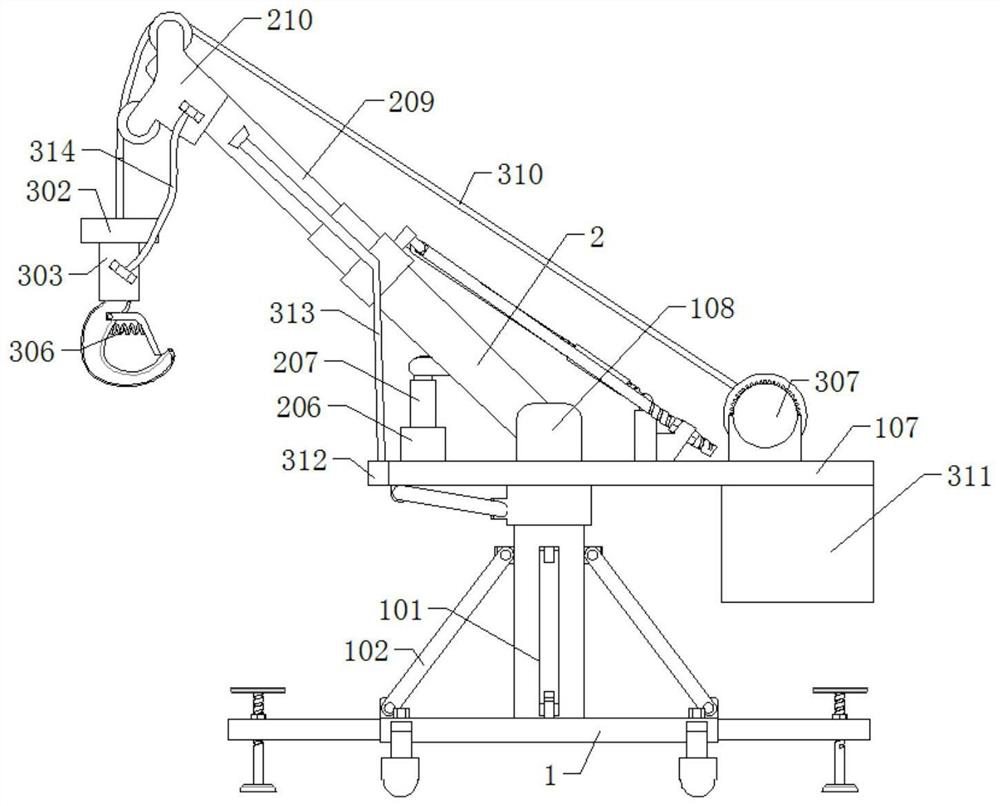 High-safety lifting device for building construction