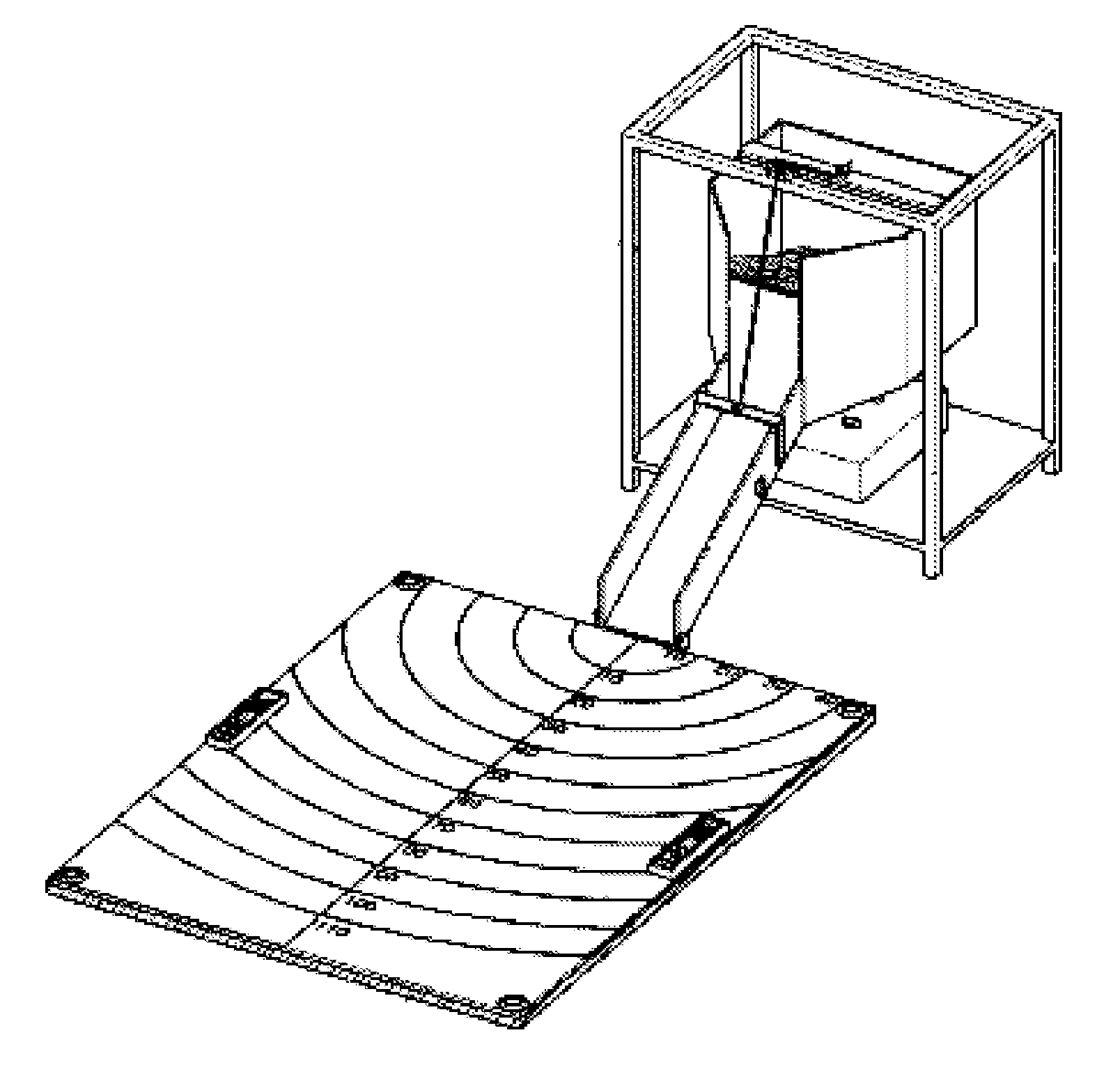 Hydroplaning debris-flow simulation apparatus
