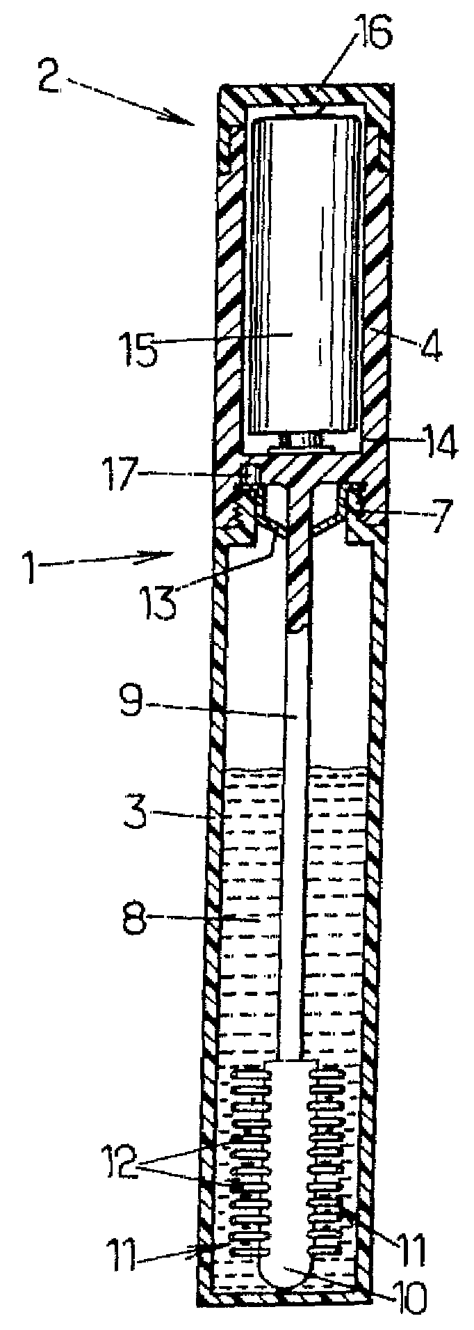 Applicator Device for Applying a Cosmetic and the Use of Such a Device