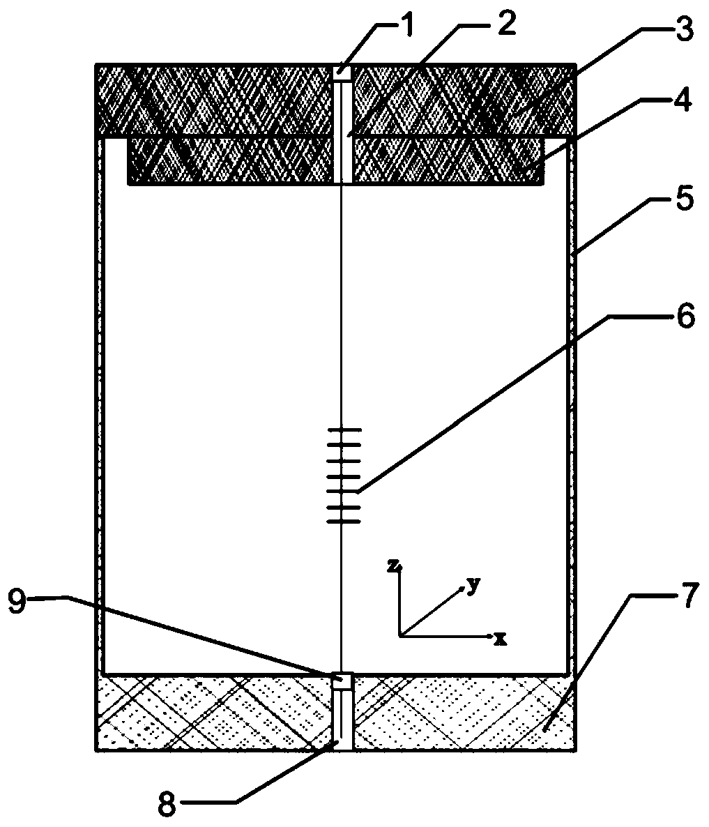 Triangular prism type fiber grating acceleration detector