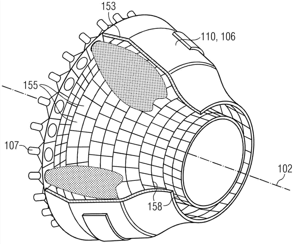 Injector for introducing a fuel-air mixture into a combustion chamber