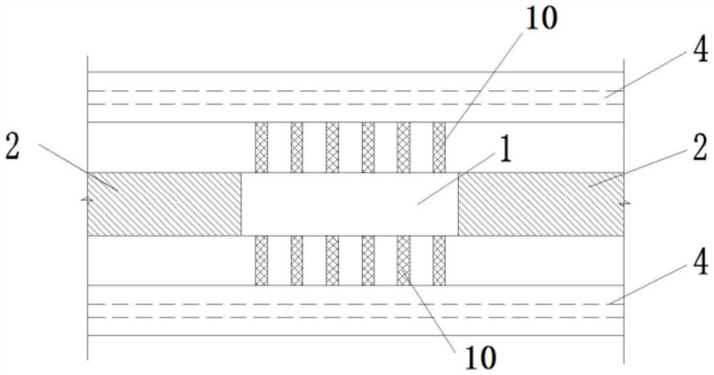 Structural layout of subway stations and intervals and mechanized rapid construction method of structural layout