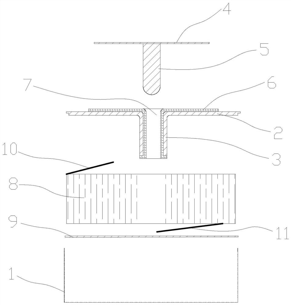 Button cell explosion-proof sealing structure, button cell and packaging method thereof
