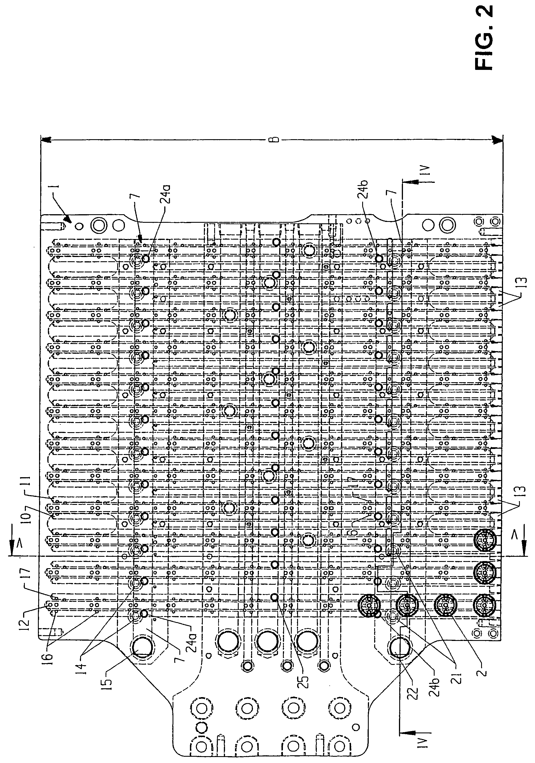 Cooling system for sleeves that are fixed to a carrier plate