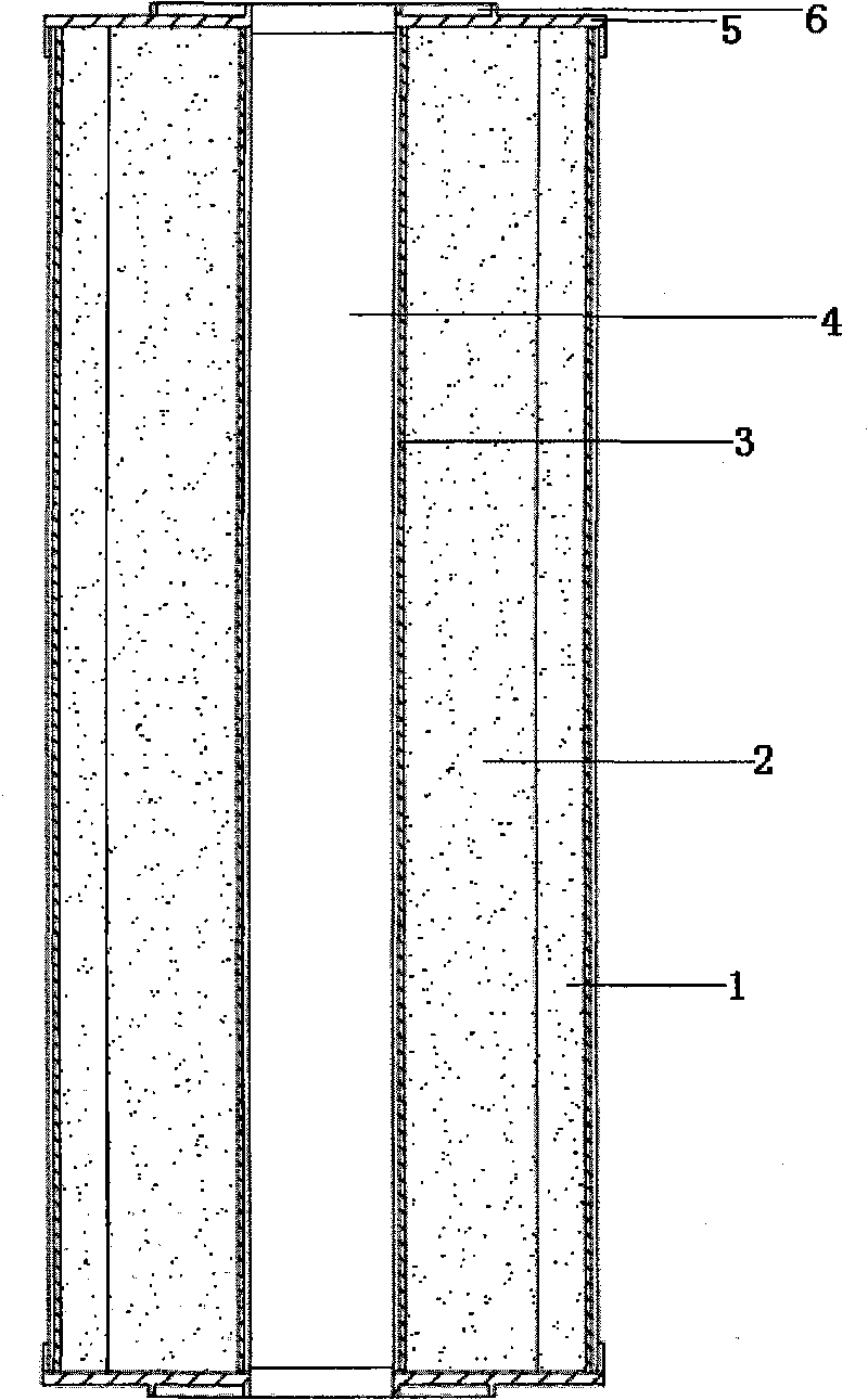 Filter element with double filter layers and application thereof