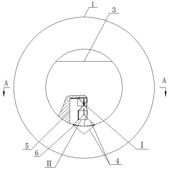 Improved structure of heat exchanger baffle plate